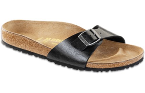 Image of Birkenstock Madrid Unisex-Adults' Sandals Licorice BirkoFlor - 9 2A UK