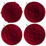 【Polyvalence intérieure et extérieure】 Utilisez ce lot de 4 décorations grosse boule de Noël à suspendre pour décorer vos sapins, porches, cheminées, balustrades de jardin ou tables de fête. Idéal pour Noël, Halloween, les mariages et autres fêtes de fin d'année