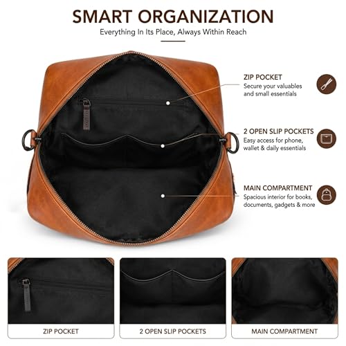 Image of VISMIINTREND Leather Backpack Bags for Women | College Backpack Bags for Girls | Ladies Purse Handbag | Gift for Woman