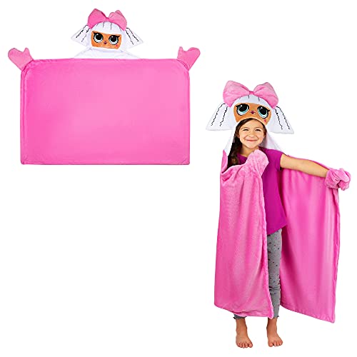 Viviland Wearable Fleece Blanket with Sleeves & Foot Pocket for Kids Lightweight Soft Blanket for Boys and Girls, 47