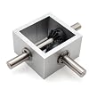 90 Degree Bevel Gear Right Angle Commutator Small Gearbox 1 : 1 Angle Changer Mechanical Drive Module Shaft Diameter 10MM (Type A)