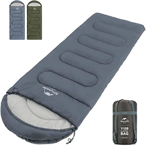 Naturehike Camping Sleeping Bag Waterproof Portable Splicable Sleeping bag for Adults,Hiking/Backpacking/Outdoor and Indoor Used with Storage Sack