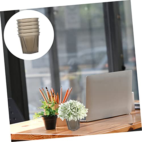 EXQUIMEUBLE 5st Blumentopf Setzlingstopf Kunststoff Blumentöpfe Für Den Garten Bonsai-töpfe Pflanze Pflanztopf Kleiner Pflanzentopf Bonsaischalen Gartentopf Grüne Pflanzen Blumenkästen Plastik – Bild 3