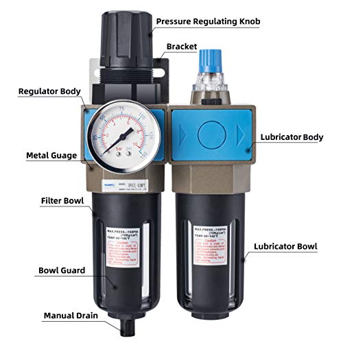 The 28 Best Compressed Air Combination Filter Regulator Lubricators of