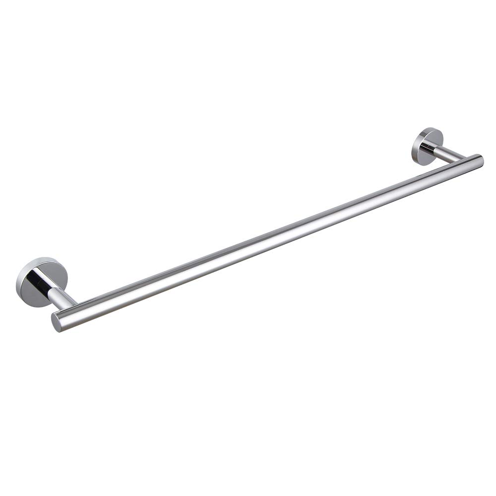 SUS 304 Stainless Steel 24-Inch Towel Bar Towel Rack Wall Mounted Towel Rail Towel Rod for Bathroom Modern Style Polished Finish