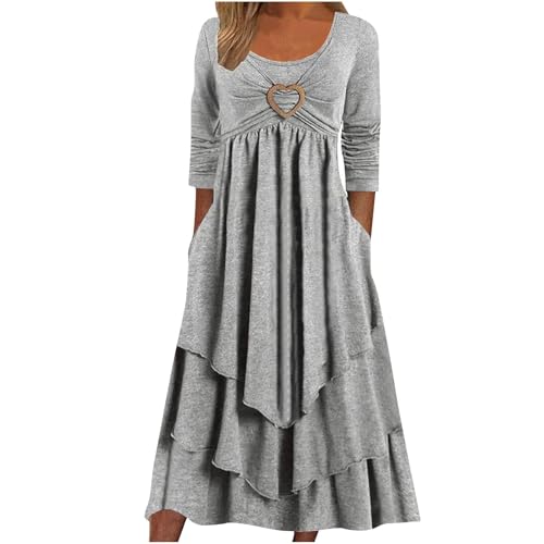 Robe d'invitée de mariage hivernale confortable pour masquer les complexes