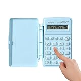 Entrée de touche efficace : la mini calculatrice dispose d'une entrée de touche à réponse rapide qui garantit une haute sensibilité, permettant aux utilisateurs d'effectuer des calculs rapidement et avec précision dans n'importe quel environnement, que ce soit pour l'école, le travail de bureau ou le budget personnel, améliorant la productivité avec son excellente fonctionnalité et ses performances fiables