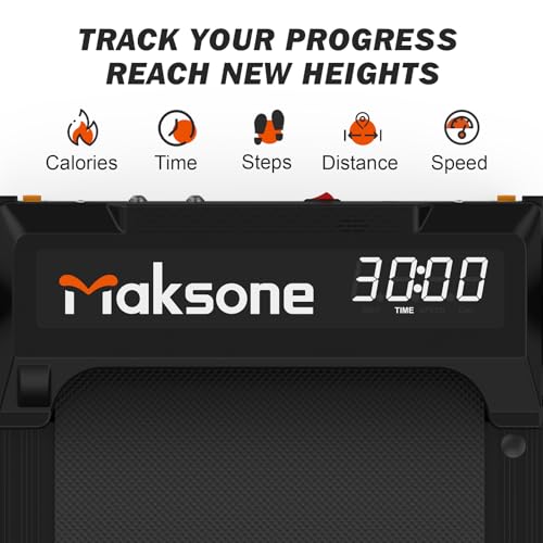 Image of Maksone Under Desk Treadmill, Expert of Wooden Walking Pad, Walking Jogging Machine with Remote Control, Installation-Free