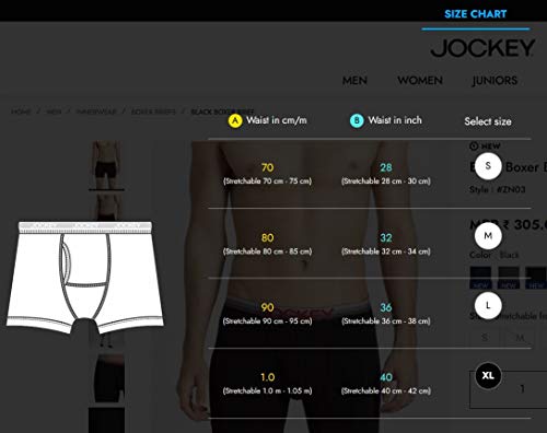 Image of Jockey 8009 Men's Super Combed Cotton Rib Solid Boxer Brief with Ultrasoft Waistband (Pack of 2)