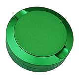 Snus Cans Aluminum Green Color 3 Layers Snuffbox CNC Metal for Snus Packaging (Green)