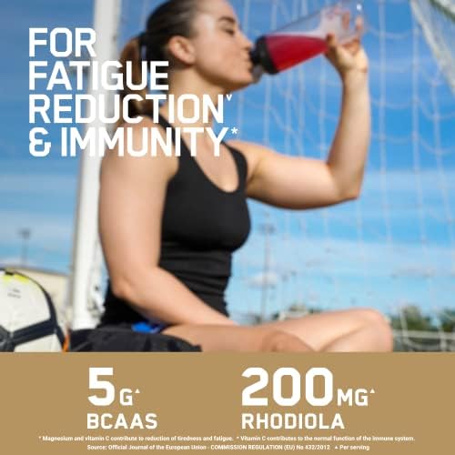 Optimum Nutrition Gold Standard BCAA, Amino Acid Powder, Vitamin C with Zinc, Magnesium and Electrolytes, Immune Booster, Raspberry and Pomegranate, 28 Servings, 266 g, Packaging May Vary