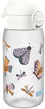 Ion8 Leak Proof Kids Water Bottle, BPA Free, Butterflies, 350ml (12oz)
