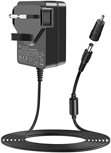 Gonine 16.8V Charger, AC 100-240V DC 16.8V 2A 1A Power Supply Adapter for Head Lamp, Toy Car, Balance Car, 14.4V 14.8V 16.8V 4-string Lithium Battery Pack,Sonic LifePro Mini Massage Gun