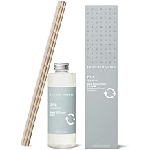 Skandinavisk Y Island Reed Diffuser Refill with 8 Reeds. Lasts +3 Months. Fragrance Notes Crabapple and Dog Rose, Water Mosses and Green Leaves. 6.75 fl. oz.