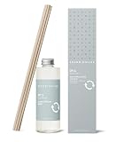 Skandinavisk ØY 'Island' Ricarica Diffusore a Bastoncini con 8 Bastoncini Dura +3 Mesi Note di Fragranza: Crabapple e Rosa Canina, Muschi d'acqua e Foglie Verdi 200ml