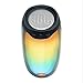 JBL Pulse 4 Waterproof Portable Bluetooth Speaker with 360 Color LED and gSport Case (Black)