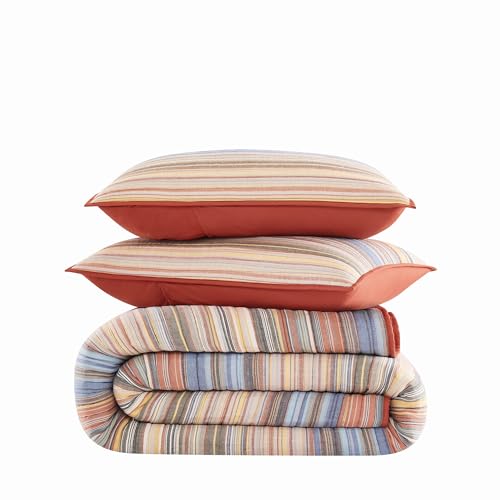Oceanfront Resort Naples Yarn Dye Stripe 3 Piece King Quilt Set, Coastal and Nautical Themed, Oeko-TEX Certified Confidence by Oceanfront Resort - Image 3