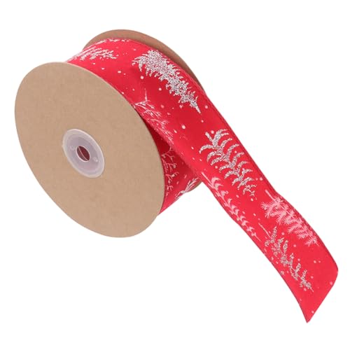 Homoyoyo 1 Rollo Cinta De Navidad Tiras Cintas Tela Cinta Navideña Clásica a Cuadros Cinta De Raso De Oro Organdí Cinta Verde Roja De Navidad Grosgrain Para Fiesta Largo Mini Lazo De Cinta