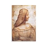 Leonardo_Da_Vinci – Porträt von Isabella D'Este von 