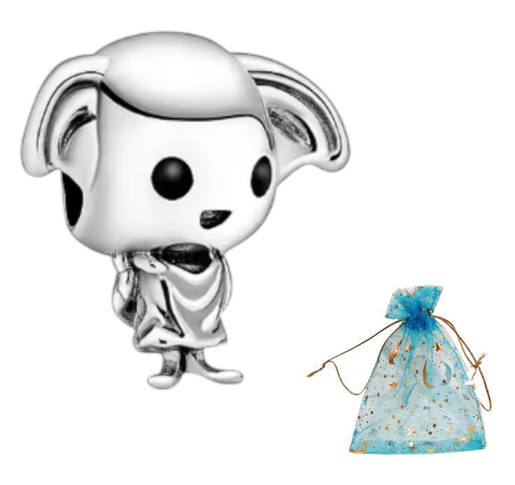 Charm de plata S925 que encaja en pulseras de marca para fans de Dobby 1