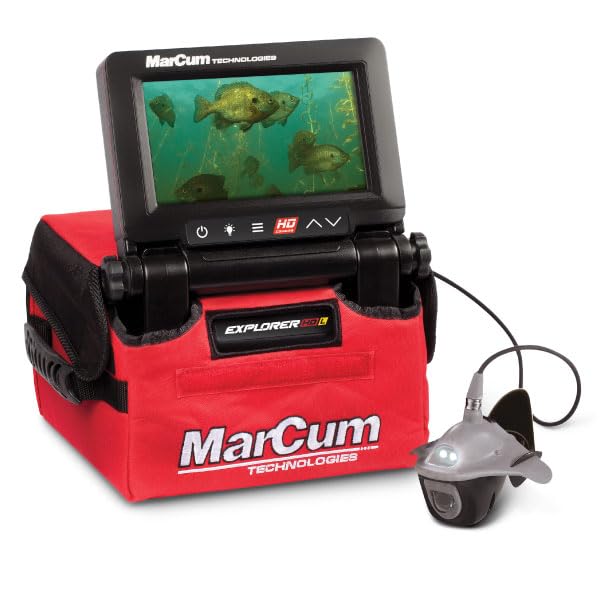 Image of MarCum Explorer HDL Underwater Viewing System with Lithium Battery | High-Definition Ice Fishing Camera | Fish Finder & Tech Gadgets for Fishing | Premium Fishing Gear