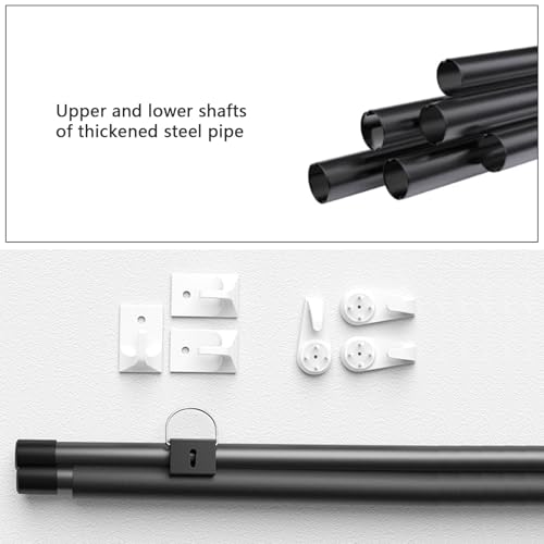 Pantalla de proyección manual plegable para pared/techo, portátil, antiarrugas, con bolsa de transporte, 60" (4:3) miniatura 4