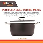 Nonstick Ceramic Dutch Oven with Lid - Oven Safe Pot, 8Qt - Image 2