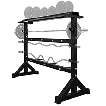 Dumbbell Rack Stand Multifunctional Barbell Rack Weight Rack for Dumbbells Weight Plates Heavy Duty Weight Storage Organizer Dumbbell Storage Stand Holder