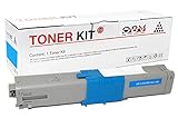 OBV kompatibler Toner als Ersatz für Oki 46508711 für Oki C332 / MC363 / C332DN / C332DNW / MC363DN / MC363DNW Cyan