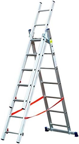TB Davies 1300310 Combination Ladder, 2.0m, Aluminium, Staircase, Step & Extension Ladder in One, EN131