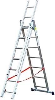 TB Davies 1300310 Combination Ladder, 2.0m, Aluminium, Staircase, Step & Extension Ladder in One, EN131