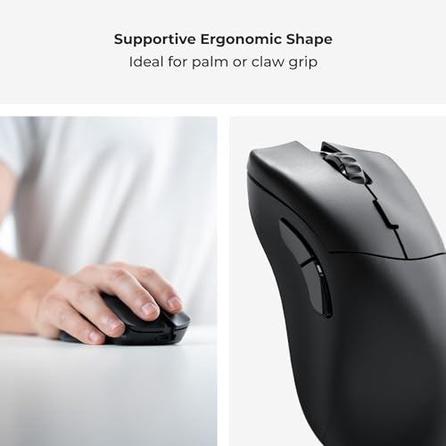 Glorious Gaming Model D 2 PRO 4K/8K Wireless Gaming Mouse - 2.4GHz, 1ms delay, 4K/8K Polling, 100M clicks, 62g Superlight, Long Battery, 26K DPI BAMF 2.0 Sensor, Ergonomic, 6 Buttons, PTFE Feet by GLORIOUS - Image 2