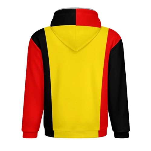 Chaqueta polar cálida de invierno para hombre con capucha de Bélgica 4