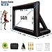Inflatable Projector Screen - 14FT Outdoor Movie Screen Blow Up for Movie Parties Backyard Outside with Air Blower and Carry Bag, Front and Rear Projection