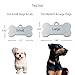 QIPAN Handmade Stainless Steel Dog Tags Personalized,Custom Dog Tags,Dog Id Tags Personalized,Engraved On Both Sides,Up to 8 Lines of Custom Text Dog Tag,Dog Collar Tag,Black Bone Shape for Large Dogs
