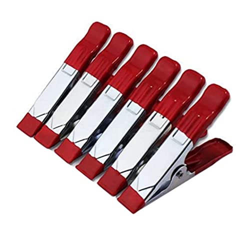 a spring pinmps 6pcs hept dut tipping grip hapticon rebaud mafe ouvert bood pimps pour tarpaulin, camping, terroise de bois rouge de printemps de 4 pouces Cover