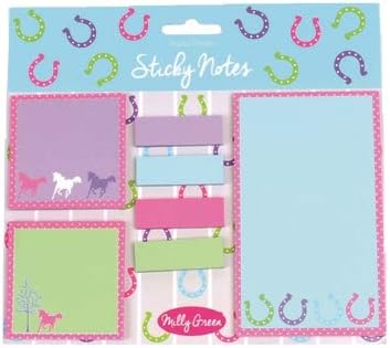 Playful Ponies Sticky Notes Set - Clear, Standard