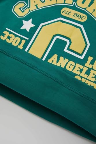 DeFacto Bisiklet Yaka Baskılı Kısa Kollu Tişört Erkek Bebek - Görsel 3