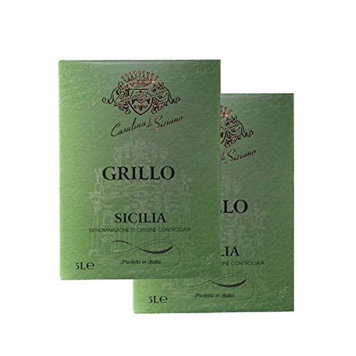 Weißwein Italien Grillo Sicilia Bag-in Box trocken (2x5,0L)