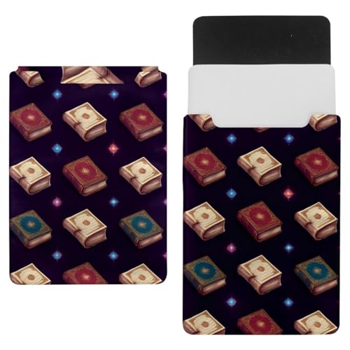 Housse pour ordinateur portable Magic Books violette 35,1 x 25,9 cm pochette de protection PC