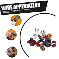 FAVOMOTO 1 Set Métal Guitare Pouce Protecteur Médiators pour Guitare Acoustique Banjo Médiators Métal Banjo Médiators Banjo Jeu De Médiators Doigt Protecteur Réglable Médiators Petite - Les Beatles, Paul McCartney, John Lennon, RIngo Starr, George Harrison FAVOMOTO 1 Set Métal Guitare Pouce Protecteur Médiators pour Guitare Acoustique Banjo Médiators Métal Banjo Médiators Banjo Jeu De Médiators Doigt Protecteur Réglable Médiators Petite – Image 2