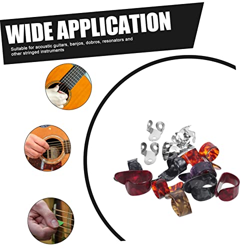 FAVOMOTO 1 Set Métal Guitare Pouce Protecteur Médiators pour Guitare Acoustique Banjo Médiators Métal Banjo Médiators Banjo Jeu De Médiators Doigt Protecteur Réglable Médiators Petite - Les Beatles, Paul McCartney, John Lennon, RIngo Starr, George Harrison FAVOMOTO 1 Set Métal Guitare Pouce Protecteur Médiators pour Guitare Acoustique Banjo Médiators Métal Banjo Médiators Banjo Jeu De Médiators Doigt Protecteur Réglable Médiators Petite – Image 3