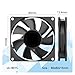 UL-8015 80X80X15mm Computer Case Cooling Fan(8015W)