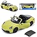 HTLNUZD 1/18 911 Alloy Racing Car Diecast Model - Removable Roof Roadster, Miniature Adult for Porsche Targa 4 Gts (yellow-911)