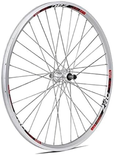 Roue arrière 26 Gurpil en aluminium argenté avec serrage rapide efficace