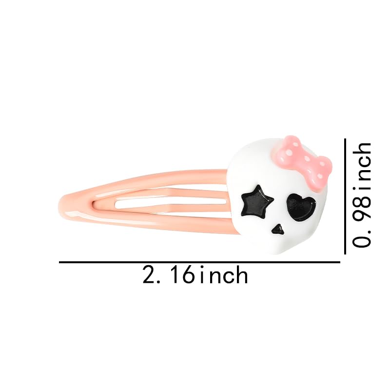 Miniatura 2 de Pinzas para el cabello de color rosa para mujeres y niñas, pinzas góticas para el cabello para adolescentes y niñas, clip de pelo de Halloween para
