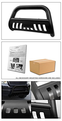 Vxmotor - For 09+ Dodge Ram 1500 - Matte Black Hd Bull Bar Brush Push Bumper Grill Grille Guard #TOP1