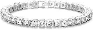 HH Bling Empire Iced Out 14K Gold Plated CZ Diamond Tennis Cuban Link Bracelet Unisex Hip Hop Jewelry Men Women