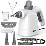 High-Power Handheld Steam Cleaner – 1300W, 230°F, Chemical-Free, 14-Piece Accessory Set, Safety Lock, Ideal for Deep Cleaning
