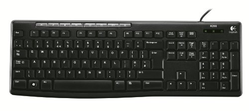Image of Logitech K200 Wired Media Keyboard (Black)